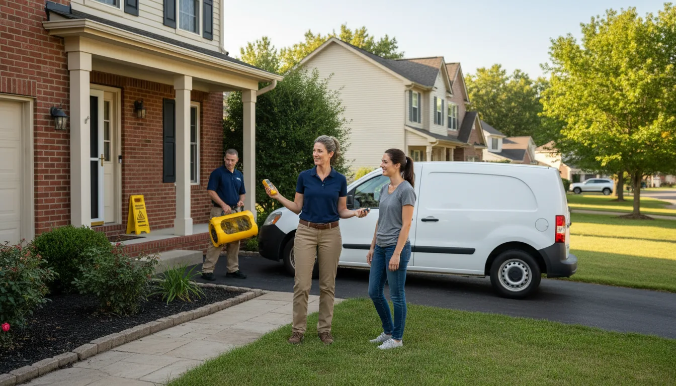 Water restoration image for Dehumidification And Cleanup Services in New London, NH